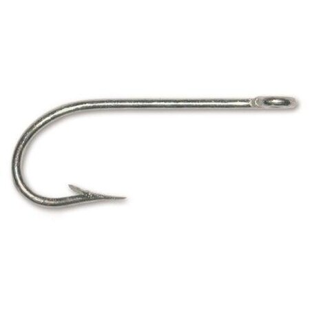 Mustad Kirby Seahook Size 9, Kirbed Point, Offset Ringed Eye, Duratin, 100PK 2330-DT-9-100
